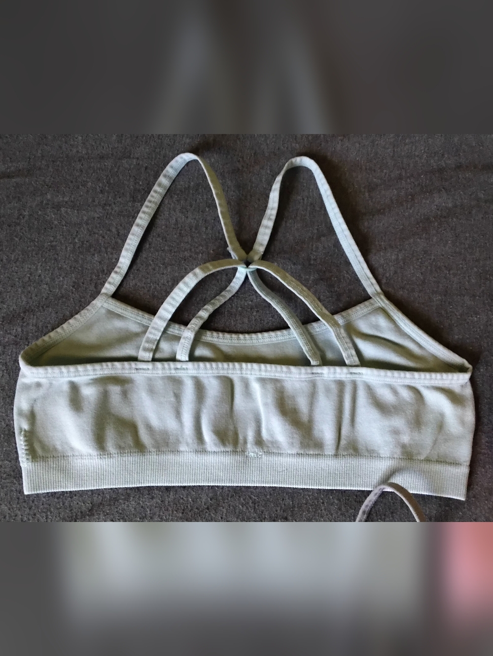 Hanes Girls Training Bra Bundle 3 Pack Pink Gray Mint Sz S 6/6X - Picture 6 of 11